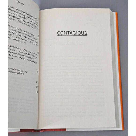 Contagious: Why Things Catch On - 2013 Hardcover By Berger, Jonah - VERY GOOD - Picture 3 of 3